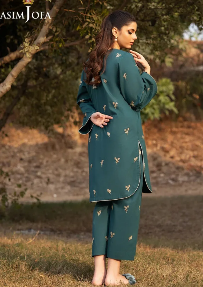 Asim Jofa Vol I AJPB 90 Essential Luxury Lawn Collection - Image 2