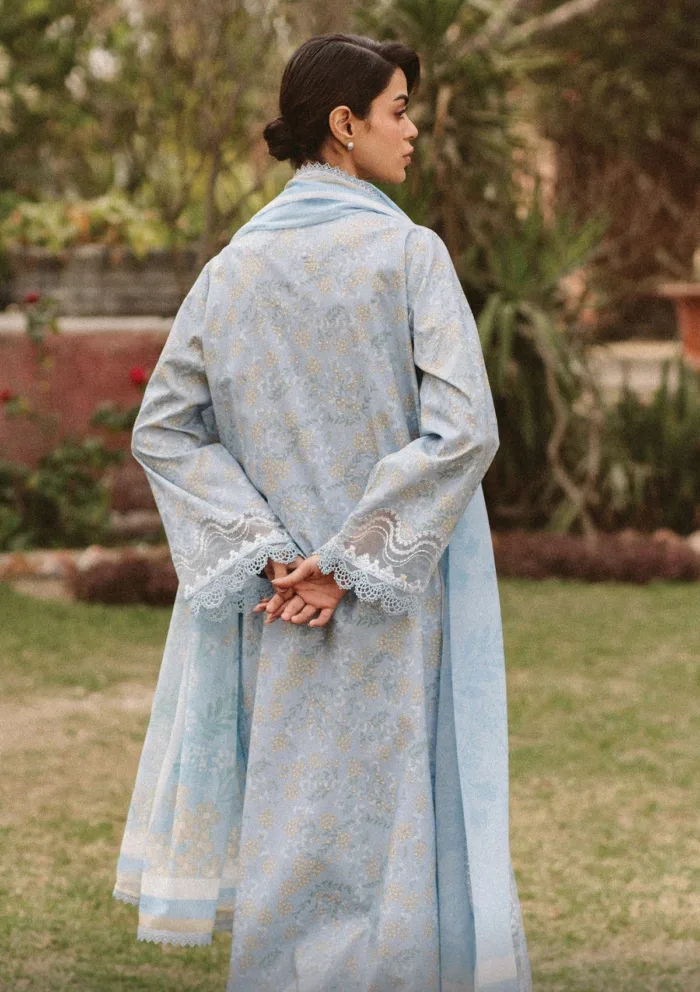 Ayzel AL 25 V10 03 Vezia Core Unstitched Luxury Lawn Collection - Image 2