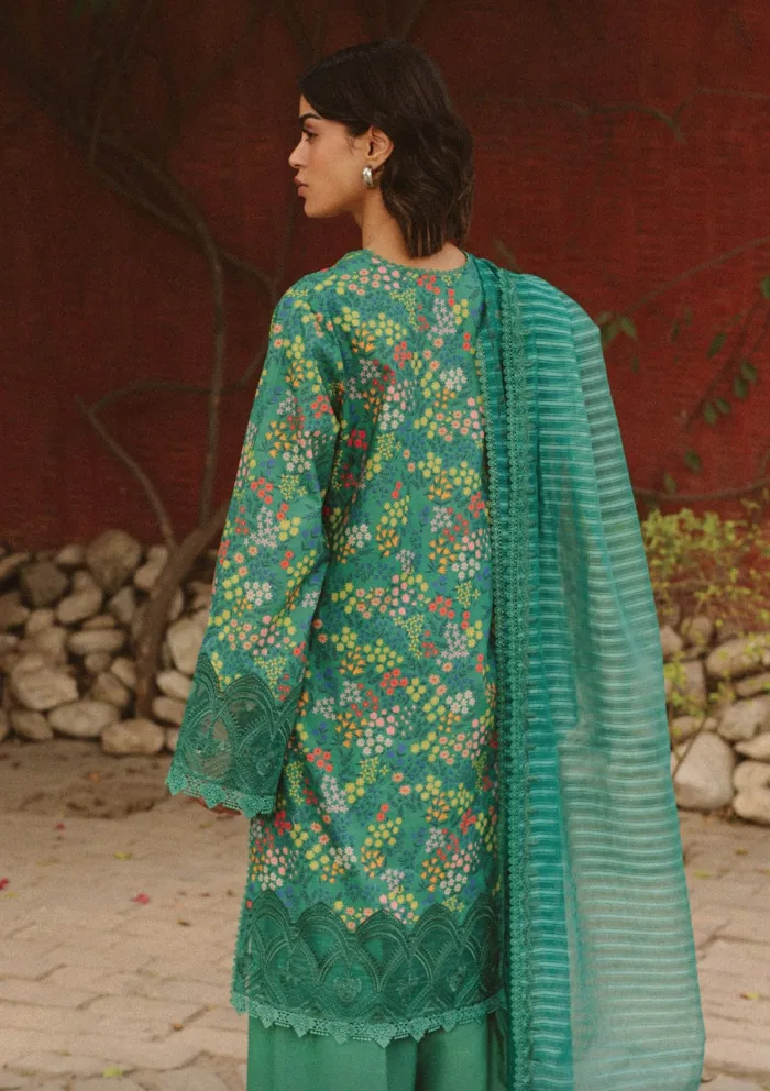 Ayzel AL 25 V10 05 Sanya Core Unstitched Luxury Lawn Collection - Image 2