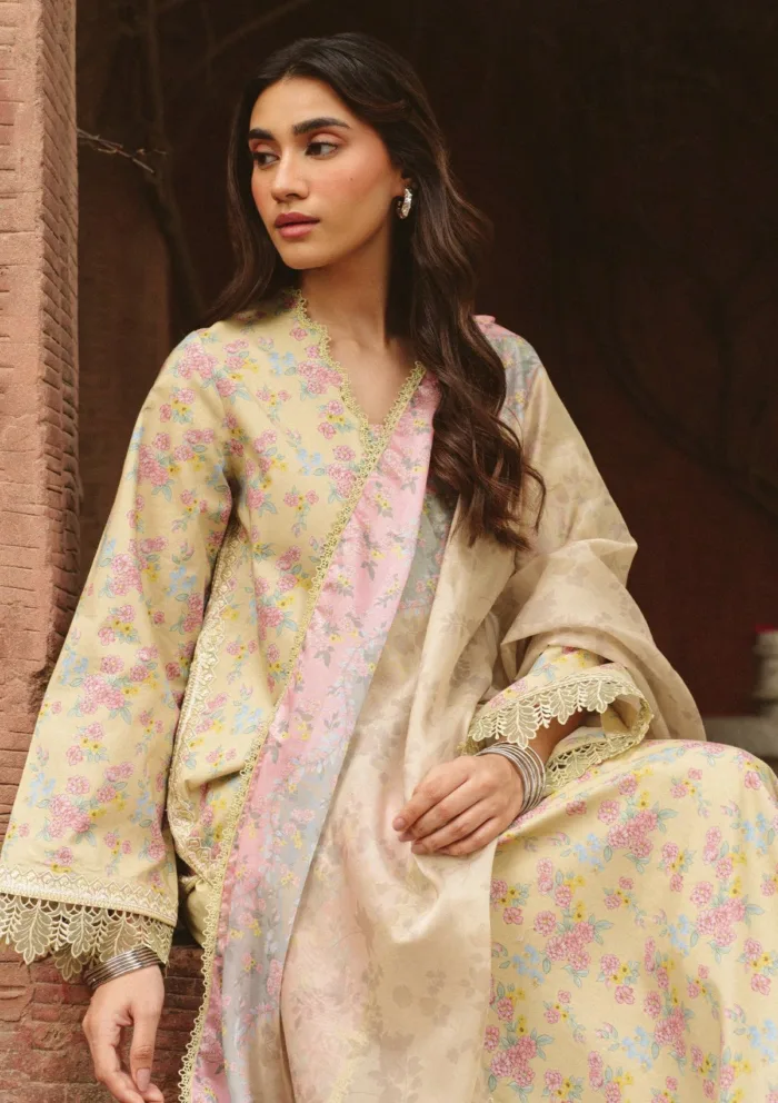 Ayzel AL 25 V10 07 Orla Core Unstitched Luxury Lawn Collection - Image 3