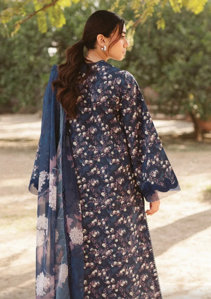Ayzel Al 25 V10 08 Evana Core Unstitched Luxury Lawn Collection - Image 2