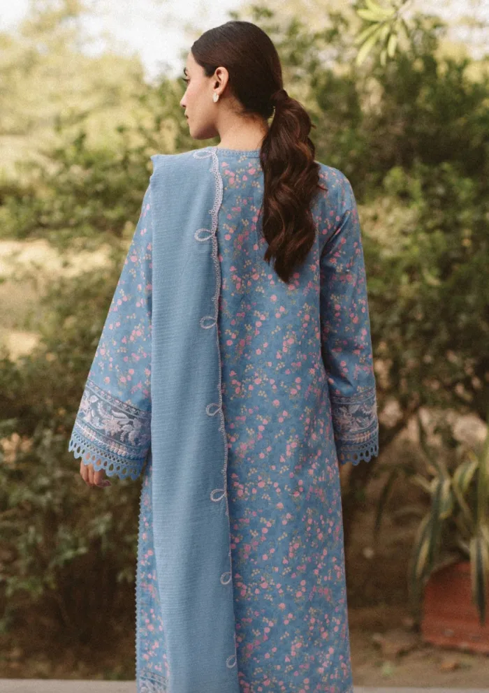 Ayzel AL 25 V10 10 Brielle Core Unstitched Luxury Lawn Collection - Image 2