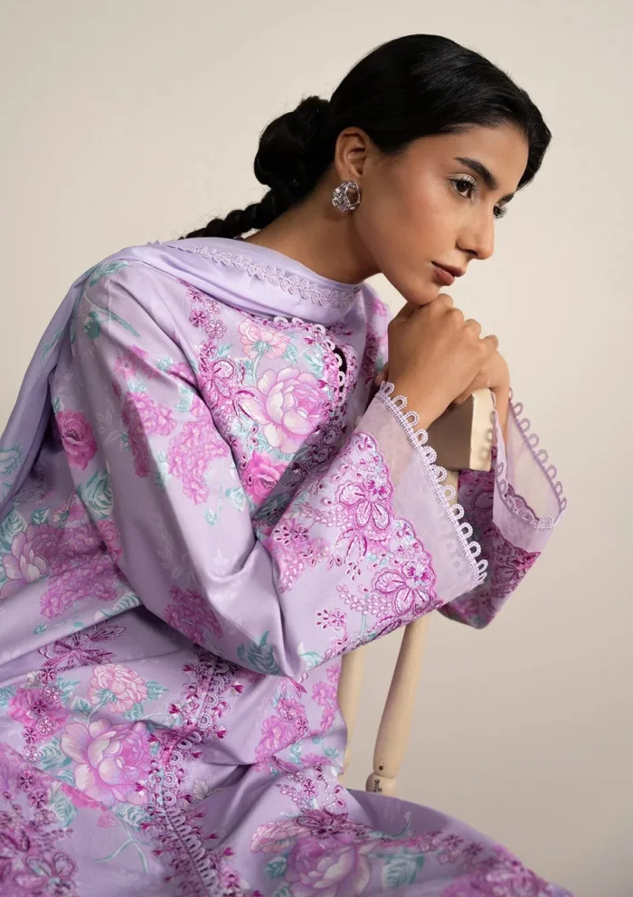 Ayzel AL 25 V8 01 MOONFLOWER The Bare Minimum Luxury Lawn Collection - Image 4