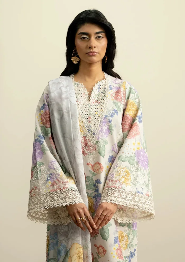 Ayzel AL 25 V8 10 VELOURIA The Bare Minimum Luxury Lawn Collection - Image 2