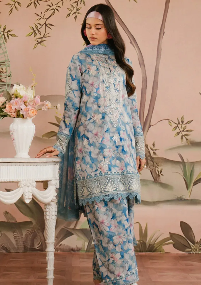 Ayzel Scilla Armelia Printed Luxury Lawn Collection - Image 3