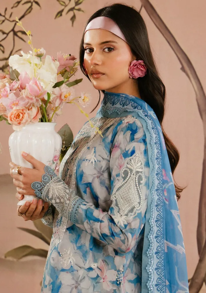 Ayzel Scilla Armelia Printed Luxury Lawn Collection - Image 4
