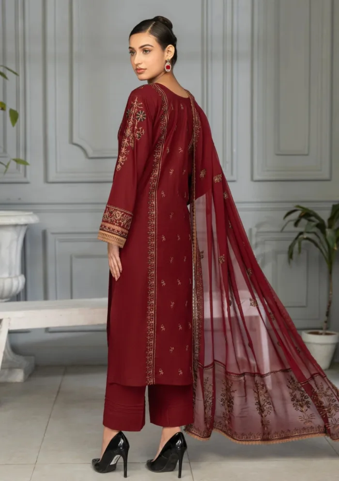Azam Arts D 1706 Saffron Premium 25 Luxury Lawn Collection - Image 2