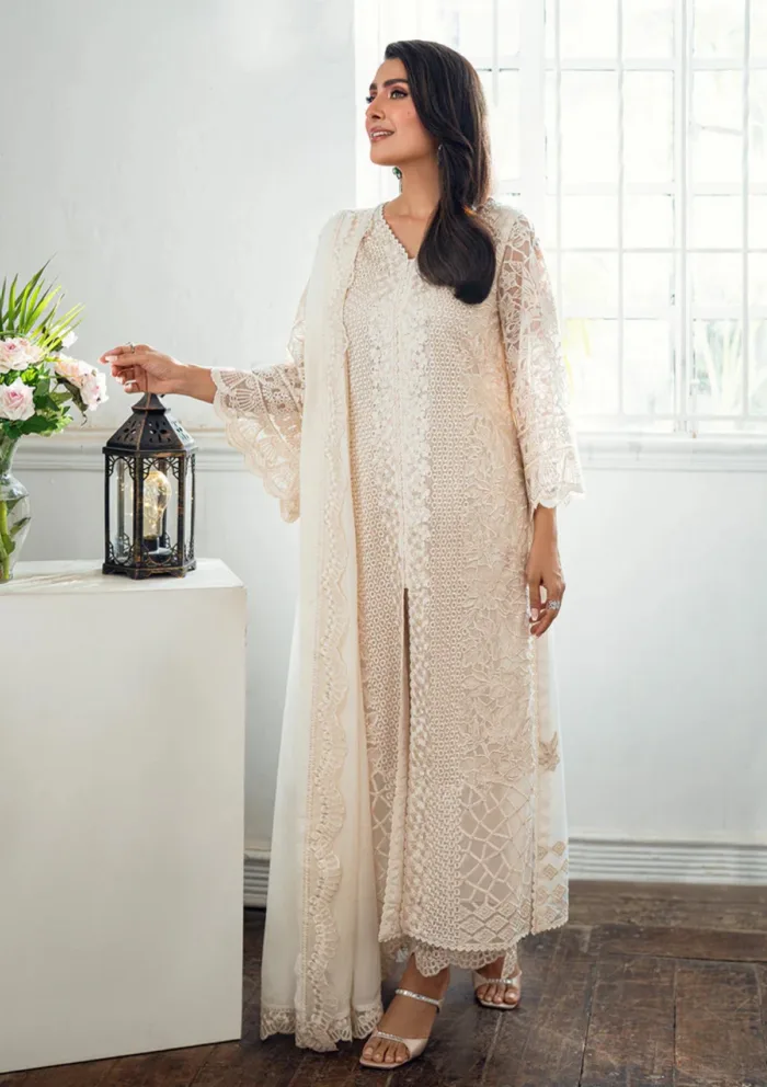 Azure Ethereal Pearl Luxe 25 Luxury Lawn Collection - Image 2