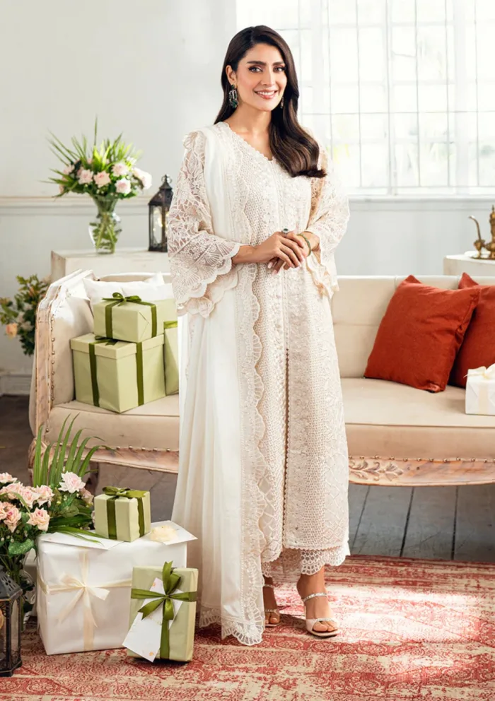 Azure Ethereal Pearl Luxe 25 Luxury Lawn Collection - Image 4