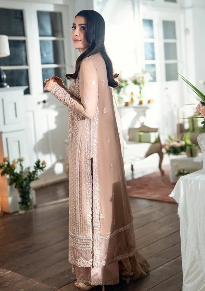 Azure Hazel Veil Luxe 25 Luxury Lawn Collection - Image 2