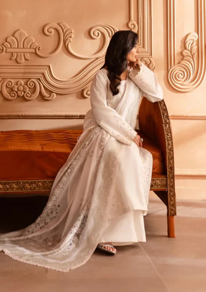 Azzal By Ayesha Usman Aurora Ivana 25 Luxury Lawn Collection - Image 3
