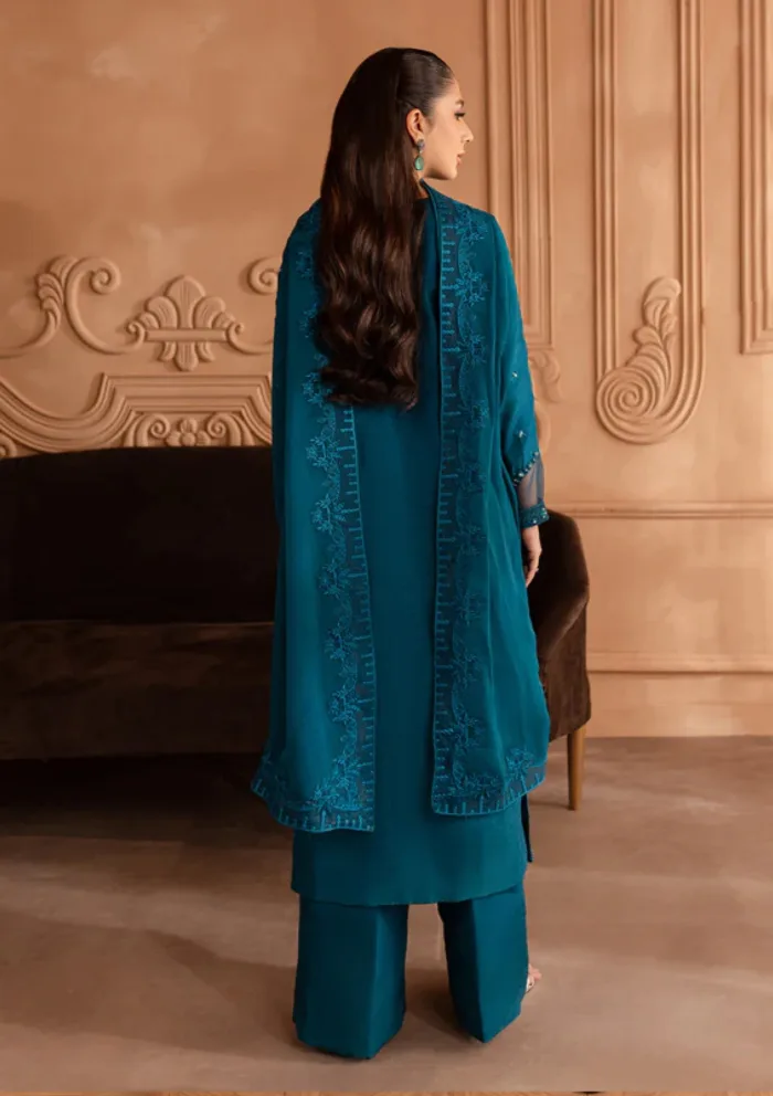 Azzal By Ayesha Usman Elixir Ivana 25 Luxury Lawn Collection - Image 4