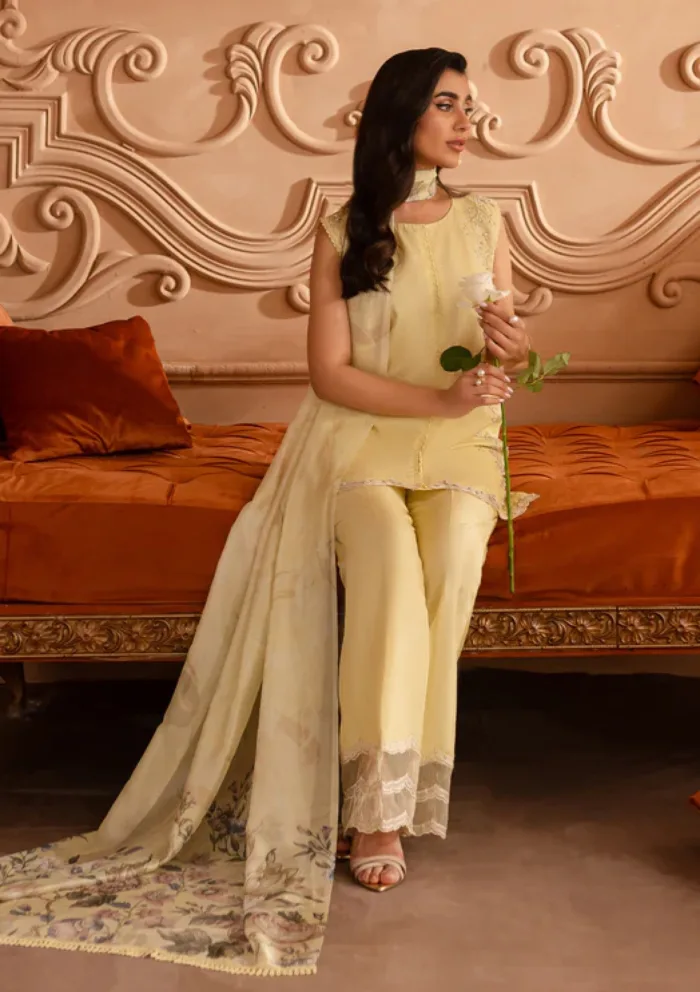 Azzal By Ayesha Usman Meadow Ivana 25 Luxury Lawn Collection - Image 3