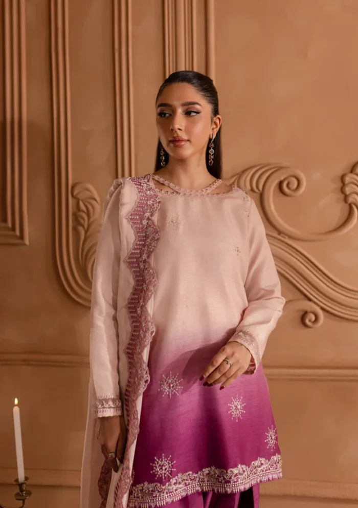 Azzal By Ayesha Usman Petal Ivana 25 Luxury Lawn Collection - Image 2