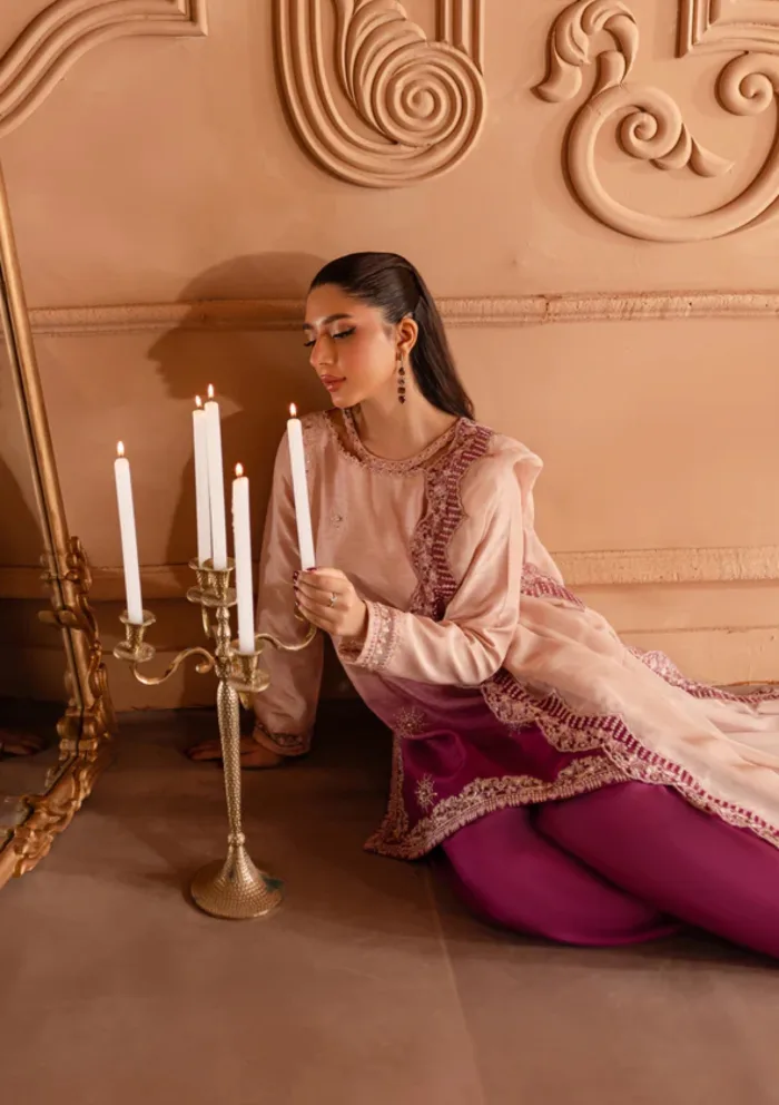 Azzal By Ayesha Usman Petal Ivana 25 Luxury Lawn Collection - Image 4