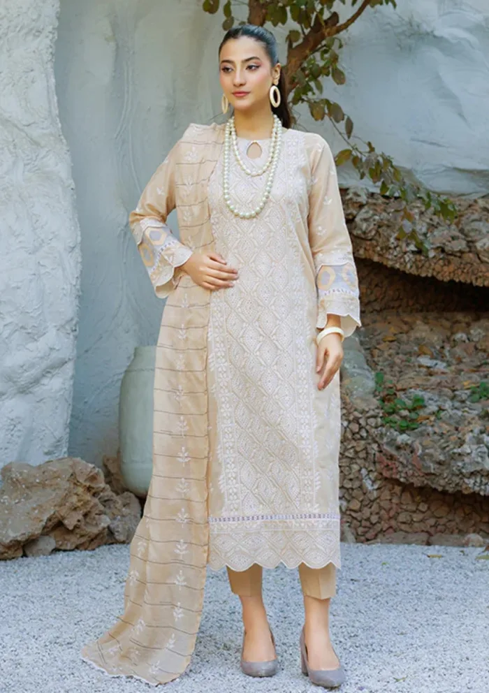 Banafsheh BN 303 Chikankari Luxury 25 Luxury Lawn Collection - Image 4