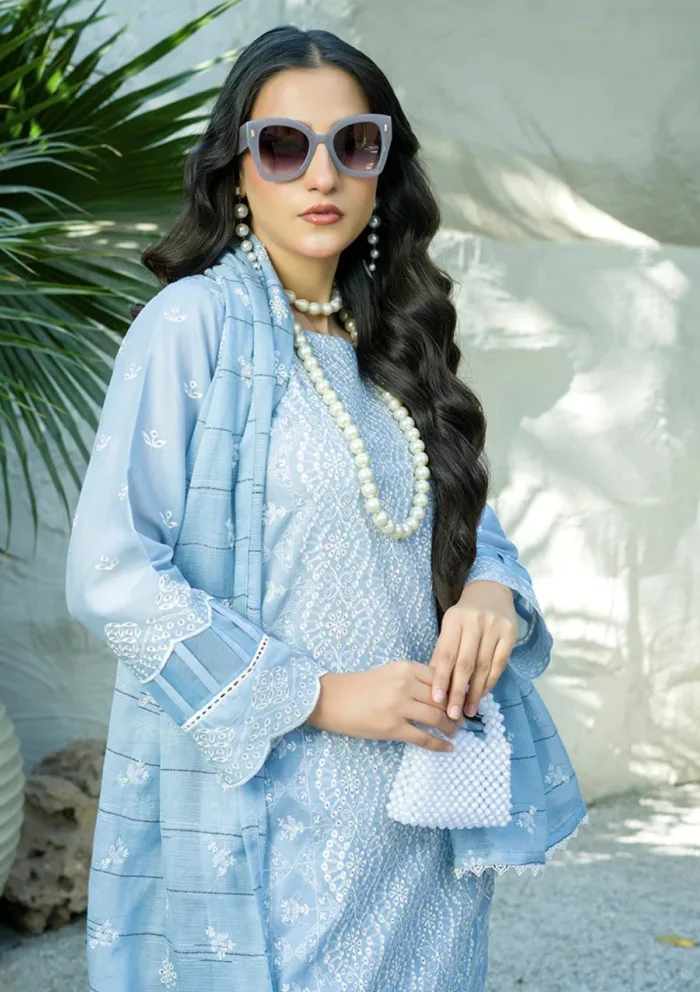 Banafsheh BN 304 Chikankari Luxury 25 Luxury Lawn Collection - Image 3
