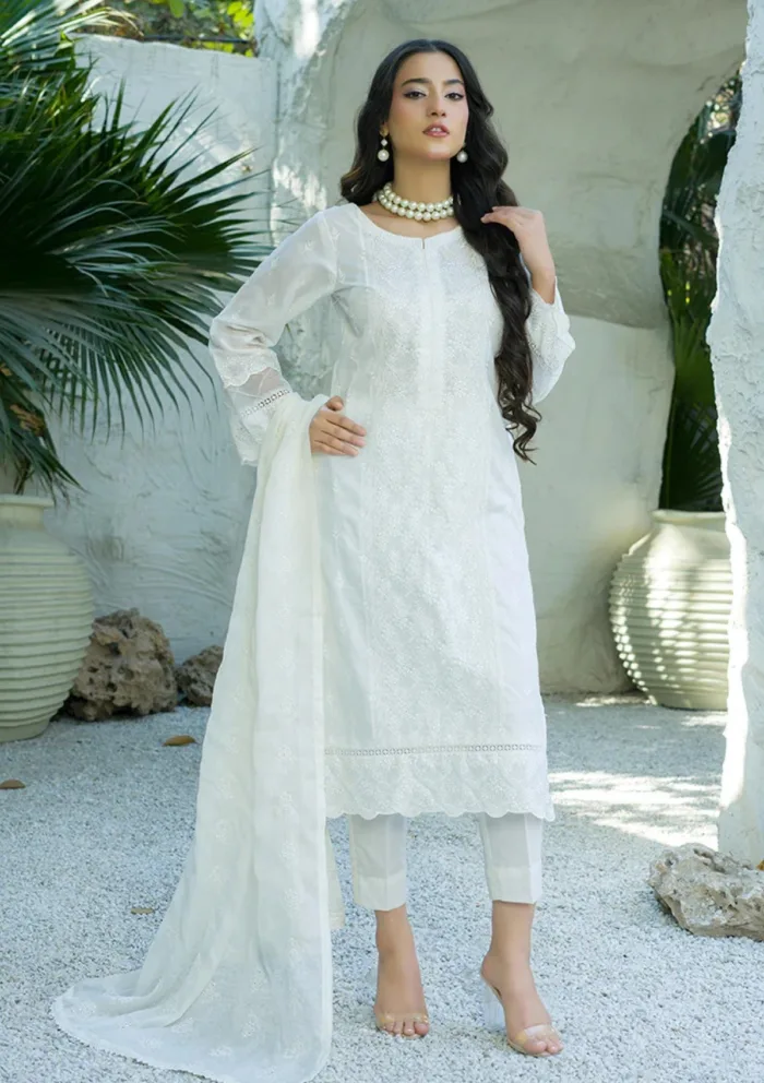 Banafsheh BN 305 Chikankari Luxury 25 Luxury Lawn Collection - Image 4