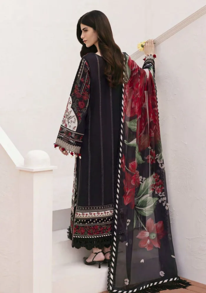 Baroque BEL25 01 Eid 25 Luxury Lawn Collection - Image 2