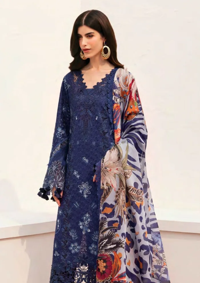 Baroque BEL25 07 Eid 25 Luxury Lawn Collection - Image 4