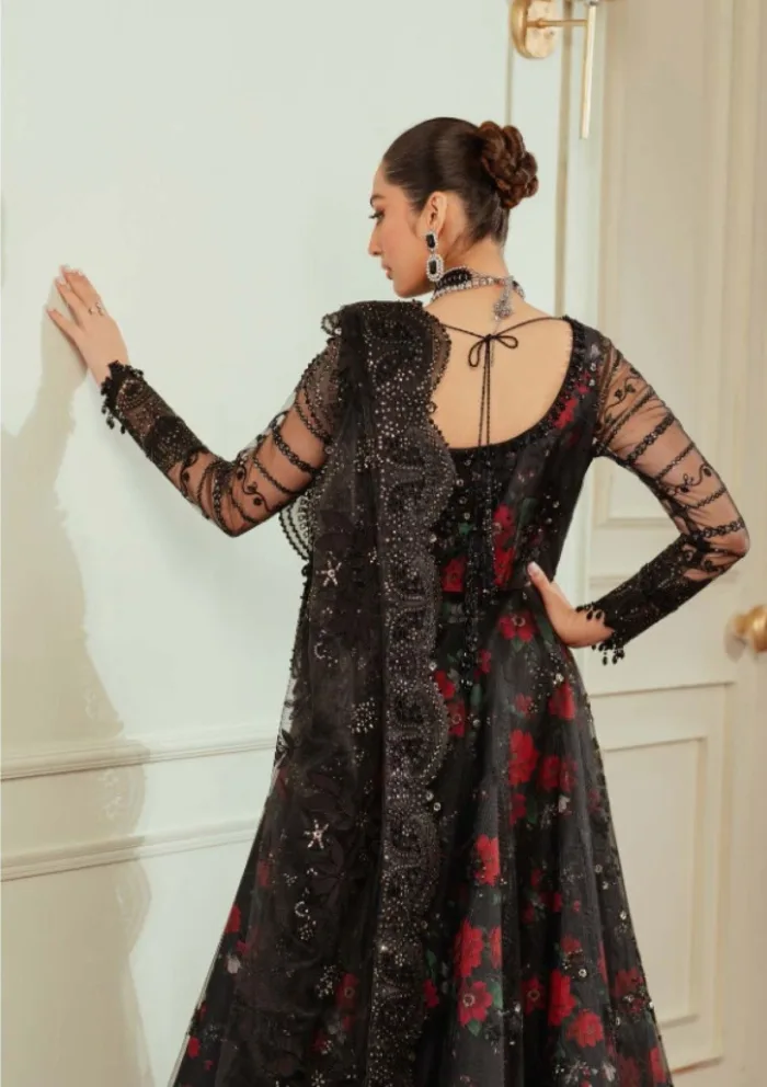 Baroque Embroidered BQU Ch13 05 Chantelle Luxury Lawn Collection - Image 5