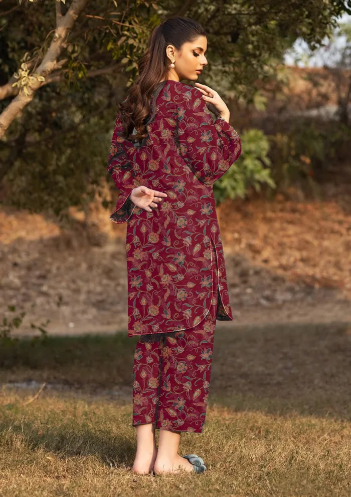 Basanti 2 Pcs D 01 Print Edit 25 Luxury Lawn Collection - Image 2