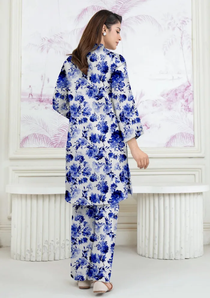 Basanti 2 Pcs D 06 Print Edit 25 Luxury Lawn Collection - Image 2