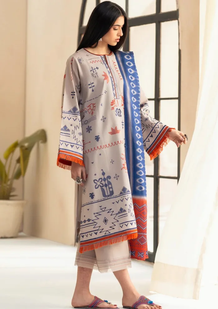 Bin Ilyas BIA25 81 B Aaina Luxury Lawn Collection - Image 6
