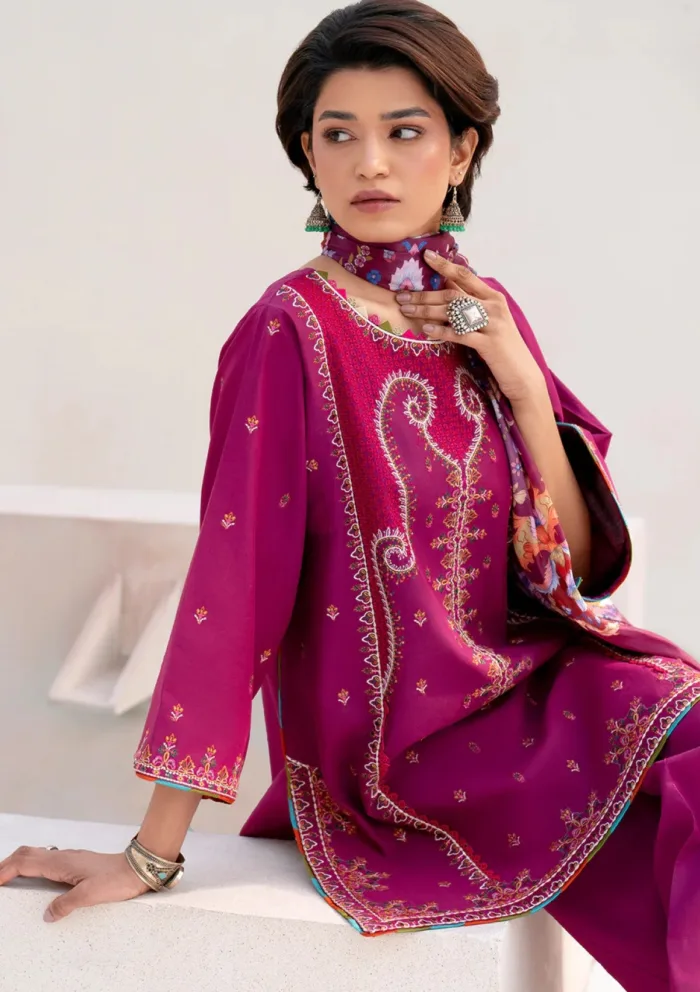 Bin Ilyas BIA25 82 A Aaina Luxury Lawn Collection - Image 2