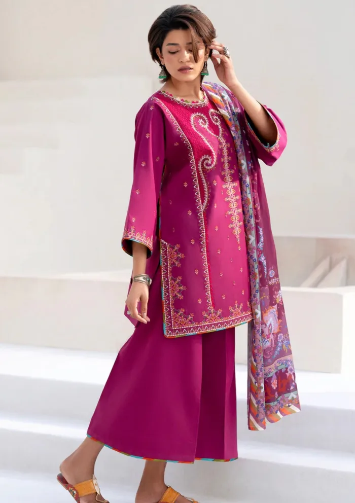 Bin Ilyas BIA25 82 A Aaina Luxury Lawn Collection - Image 3