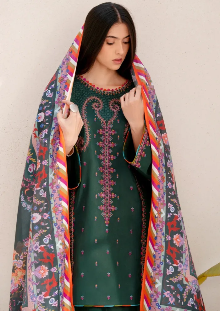 Bin Ilyas BIA25 82 B Aaina Luxury Lawn Collection - Image 2