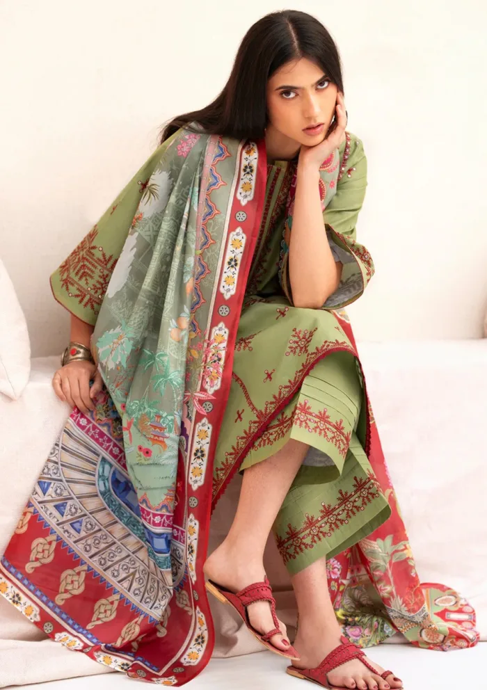 Bin Ilyas BIA25 83 A Aaina Luxury Lawn Collection - Image 5