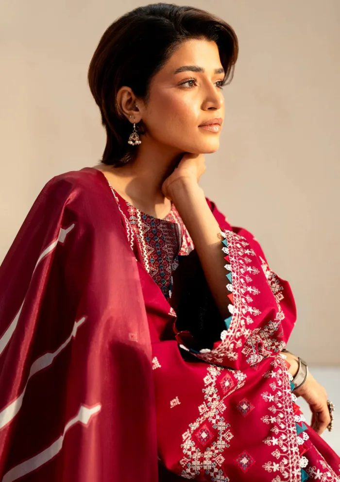 Bin Ilyas BIA25 84 A Aaina Luxury Lawn Collection - Image 6