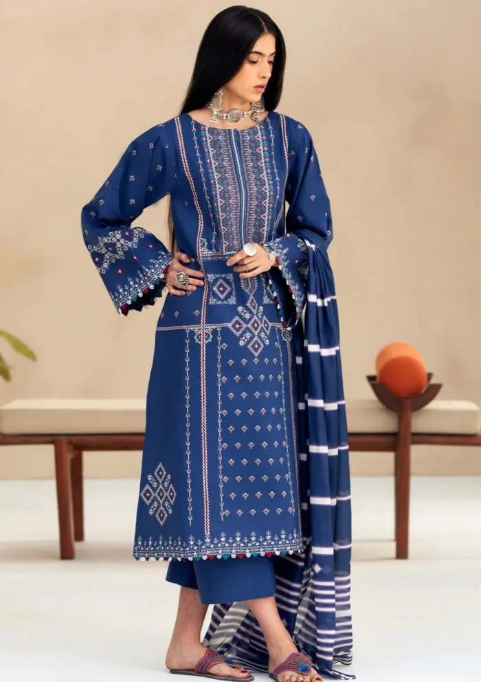 Bin Ilyas BIA25 84 B Aaina Luxury Lawn Collection - Image 6