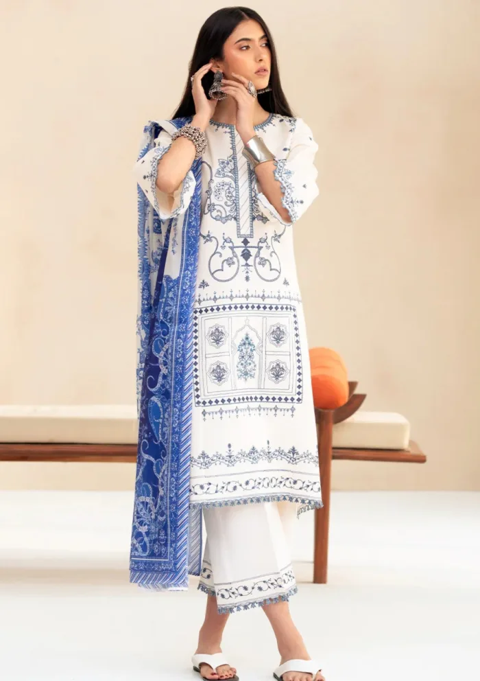 Bin Ilyas BIA25 85 B Aaina Luxury Lawn Collection - Image 2
