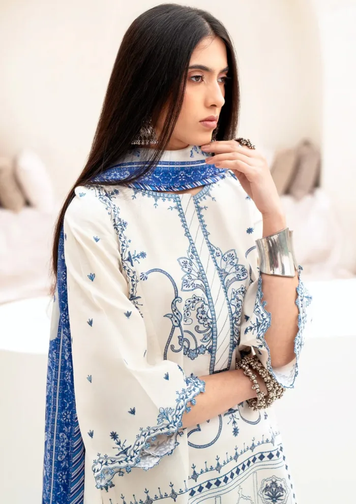 Bin Ilyas BIA25 85 B Aaina Luxury Lawn Collection - Image 3