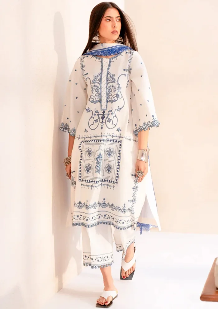 Bin Ilyas BIA25 85 B Aaina Luxury Lawn Collection - Image 5