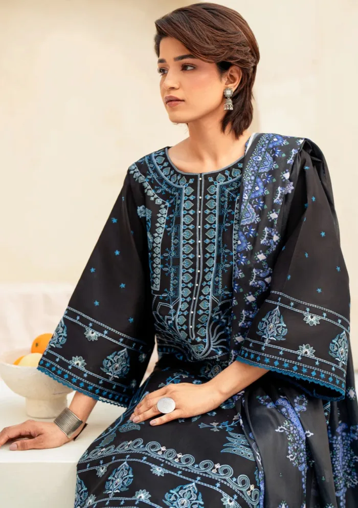 Bin Ilyas BIA25 87 A Aaina Luxury Lawn Collection - Image 3
