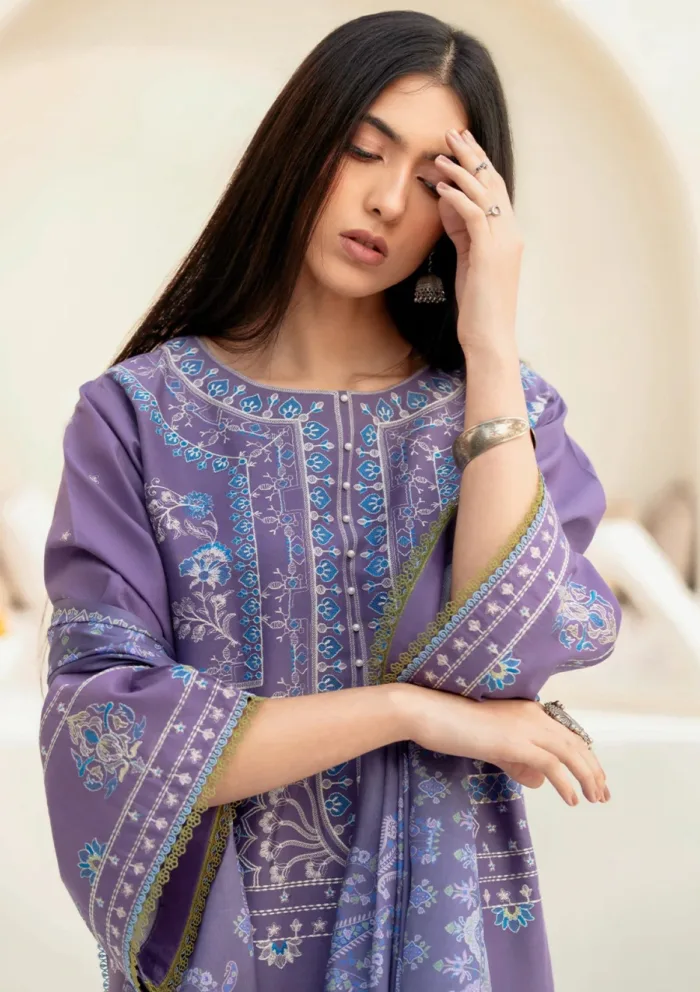 Bin Ilyas BIA25 87 B Aaina Luxury Lawn Collection - Image 2