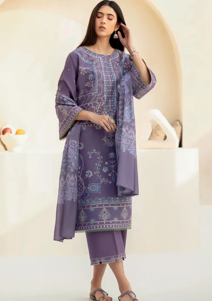 Bin Ilyas BIA25 87 B Aaina Luxury Lawn Collection - Image 3