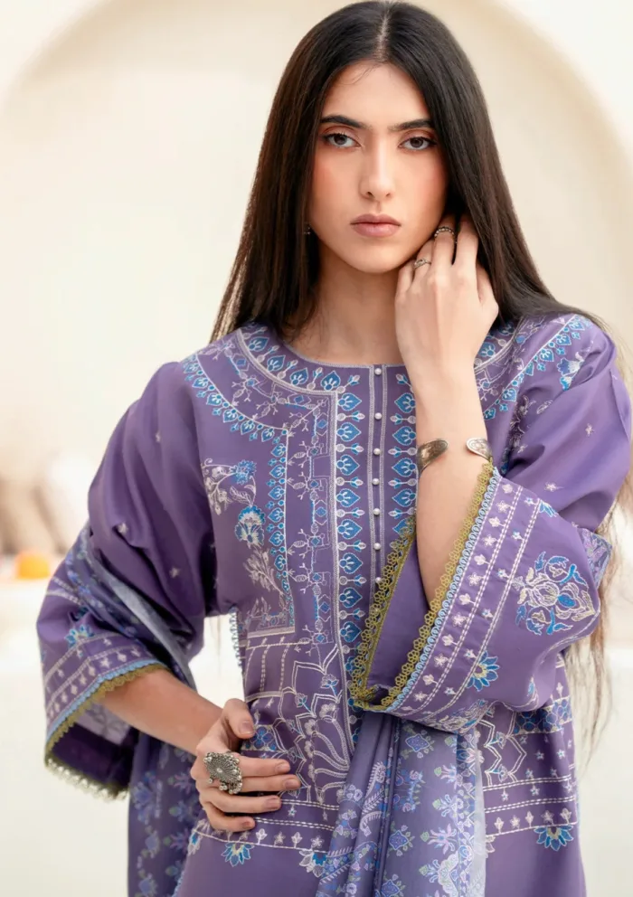 Bin Ilyas BIA25 87 B Aaina Luxury Lawn Collection - Image 5