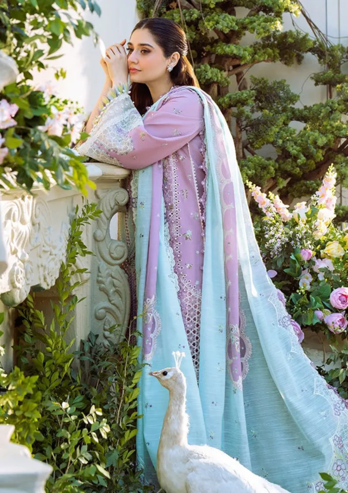 Bin Ilyas Summer 25 BFS 101 B Freesia Luxury Lawn Collection - Image 3