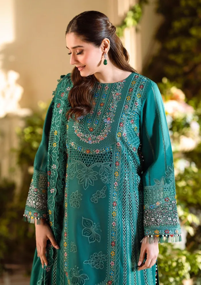 Bin Ilyas Summer 25 BFS 102 A Freesia Luxury Lawn Collection - Image 2