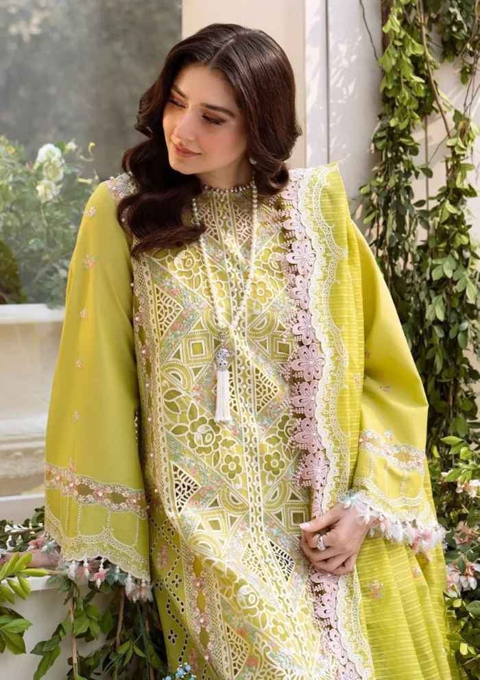 Bin Ilyas Summer 25 BFS 105 A Freesia Luxury Lawn Collection - Image 2