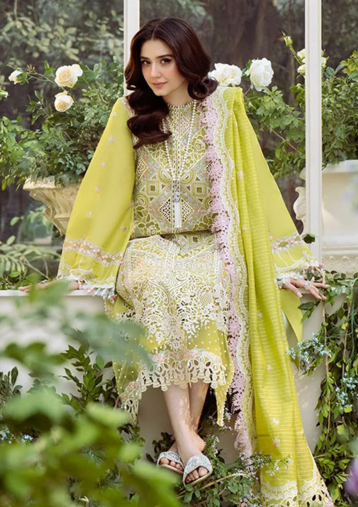 Bin Ilyas Summer 25 BFS 105 A Freesia Luxury Lawn Collection - Image 3