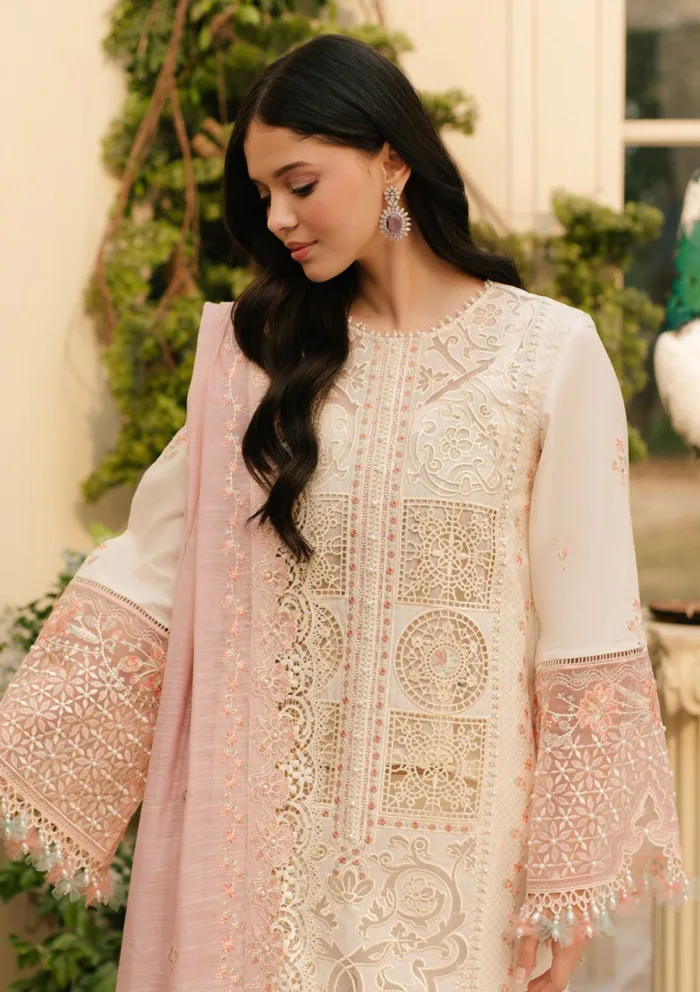 Bin Ilyas Summer 25 BFS 107 B Freesia Luxury Lawn Collection - Image 2