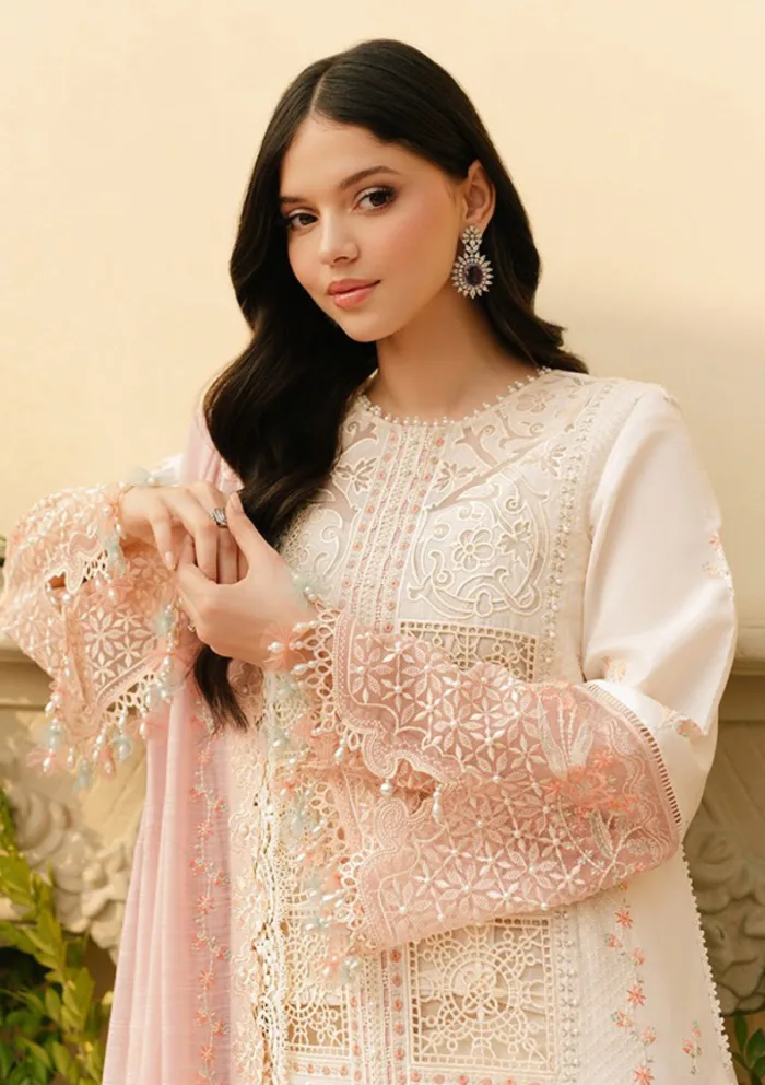 Bin Ilyas Summer 25 BFS 107 B Freesia Luxury Lawn Collection - Image 3