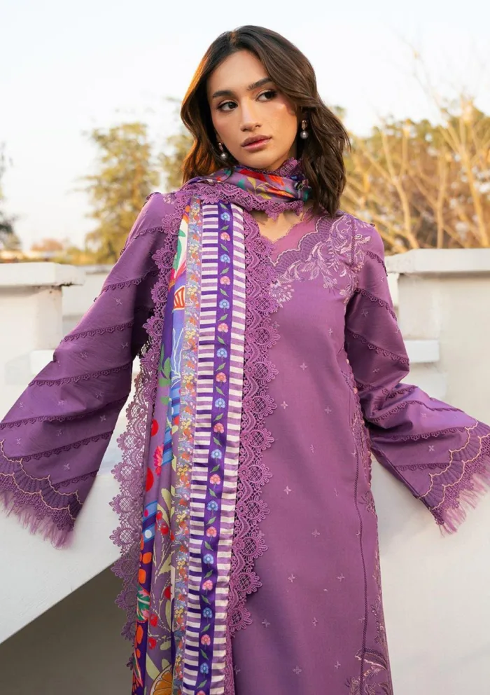 Bin Ilyas Summer Edit 25 BHS 71 A Hazel Luxury Lawn Collection - Image 2