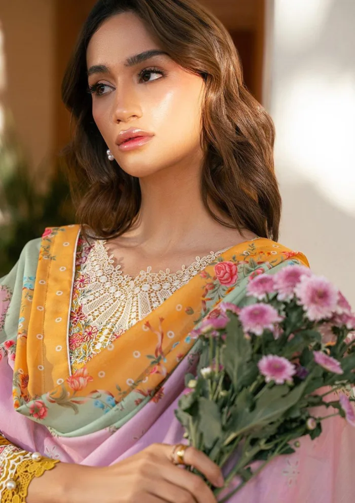 Bin Ilyas Summer Edit 25 BHS 72 B Hazel Luxury Lawn Collection - Image 2