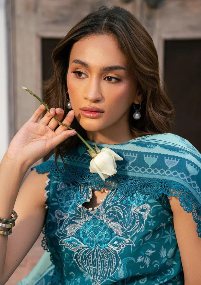 Bin Ilyas Summer Edit 25 BHS 73 B Hazel Luxury Lawn Collection - Image 2